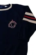 Детски пуловер Chippo 323251 10-494, Ситна плетка, Памук, 104-110 cm, 4 години, Тъмносин_1
