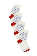 Комплект детски чорапи Chippo 233443-4 10-494, 4 чифта, Памук, 20-21, Бял_0
