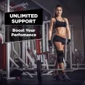 Спортна наколенка PURE SUPPORT 8934790 8865-58, 360&deg; защита, Дишаща, Компресиращ, Размер S, 20.3-26.26 см, Черен_2
