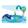 Детски басейн с пързалка Sun Club Marine Life Spray Pool 8697224 DC, Морски живот с пръскане, 203x152x64 см, 163 л, 2+, Син_1