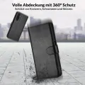 Калъф тип тефтер BEZ за Xiaomi 12 Pro 3316733 8865-40, 6.73", Слот за карти, Магнитно затваряне, Стойка, Черен_2