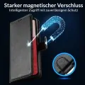 Калъф тип тефтер BEZ за Xiaomi 12 Pro 3316733 8865-40, 6.73", Слот за карти, Магнитно затваряне, Стойка, Черен_4