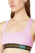 Дамски спортен сутиен Calvin Klein 1981 Bold Micro F5577-PK 10-509, Памук, Светлорозов_1