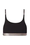 Дамски спортен сутиен Calvin Klein F6248-BK 10-512, Без подплънки, Памук, Черен_1
