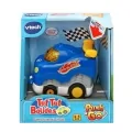 Количка Vtech Tut Tut Bolides *499053-A 1-36, Push & Go, 3 песни и 10 мелодии, 1-5 г, 10 см, Син, Френски_0