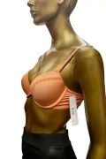 Сутиен Calvin Klein F5145-CO-80B 31-22, Подплатен, Push-Up ефект, 80B, Корал_3
