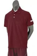 Детска тениска Gunn & Moore 944289-A3534, С поло яка, Памучна, Тъмночервен, S 1