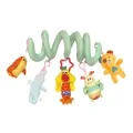 Бебешка плюшена играчка Chippo 21-199-47 1-102, Дрънкалка, За закачане, Тип спирала, 25 см, Многоцветен_1