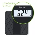 Електронен кантар Beurer GS 135 #5756192 DC, Дигитален, до 180 кг, Стъклен, Черен, Разопакован продукт(Open-box item)_3
