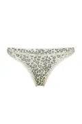 Дамски прашки Calvin Klein D3445-PRNT-L 90-12, Животински принт, Дантела, L, Слонова кост/Зелен_6