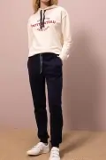 Дамски спортен панталон Petit Bateau A053G 2621658 10-58, Органичен памук, XS, Тъмносин_4