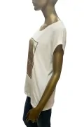 Дамска тениска ETAM T Happy 477647-WT-XL 90-29, 100% памук, XL, Бял_2
