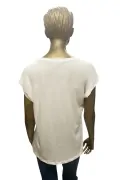 Дамска тениска ETAM T Happy 477647-WT-XL 90-29, 100% памук, XL, Бял_3