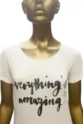 Дамска тениска ETAM T Everythings, 100% памук, Овално деколте_1