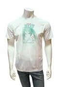 Мъжка тениска JUP 4849245 90-38, Hatsune Miku, 3D принт, Лека и дишаща материя, L, Бял_0