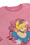 Детска блуза с дълъг ръкав babyGap Cinderella 473-1 F, Щампа на Пепеляшка, Памук, 7 години, 122&ndash;128 см, Розов_2