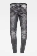 Дамски дънки G-Star RAW 5622 Knee Zip High Skinny *8057332 16113-9, Antic Charcoal, Памук, W27-L32, Тъмносив_5