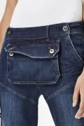 Дамски дънки G-Star RAW 5620 3D Pouch Boyfriend *6268390 16113-9, Чантичка, Памук, W27-L32, Тъмносин_4