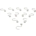 Комплект от декоративни закачалки за завеса Amazon Basics *5313148 16037-RO DC, 12 броя, S-образни, Метал, &lrm;7.49x1.8x5.28 cm, Inox_4