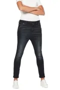 Дамски дънки G-Star RAW Dadin 3D Low Boyfriend, Ниска талия, Свободна кройка, Стеснен крачол от коляното до подгъва, Черен_0