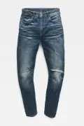 Дамски дънки G‑Star RAW Arc 2.0 3D Mid Boyfriend, Средна талия, Леко стеснен на глезена, Син_3