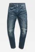 Дамски дънки G‑Star RAW Arc 2.0 3D Mid Boyfriend, Средна талия, Леко стеснен на глезена, Син_4