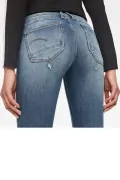 Дамски дънки G‑Star RAW Lynn D-Mid Super Skinny 7093744 16113‑15, Средна талия, Много стеснен крачол, W34‑L34, Син_2