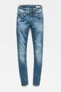 Дамски дънки G‑Star RAW Lynn D-Mid Super Skinny 7093744 16113‑15, Средна талия, Много стеснен крачол, W34‑L34, Син_3