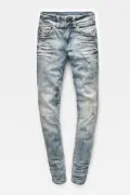 Дамски дънки G‑Star RAW Midge Saddle Mid Straight 7455829 16113‑19, Средна талия, Прав крачол, W26‑L32, Син_3