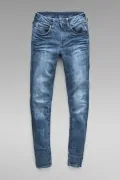 Дамски дънки G‑Star RAW 3301 D-Mid Super Skinny, Средна талия, Супер стеснен крачол, Син_3