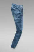 Дамски дънки G‑Star RAW 3301 D-Mid Super Skinny, Средна талия, Супер стеснен крачол, Син_4