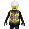 Детски парти костюм LEGO Пожарникар 7252827 16037-RO DC, 4 части_4