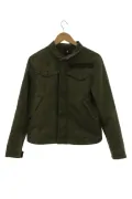 Дамско дънково яке G‑Star RAW Deline Field Cropped, Свободна кройка, Къса, Тъмнозелен_4