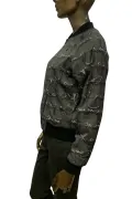 Дамско преходно яке G‑Star RAW Deline PDD BF Bomber 9561719 16113‑28, Тип бомбер, Леко подплатено, S, Сив_2