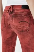 Дамски дънки G‑Star RAW Lynn Mid Skinny COJ, Червен_1