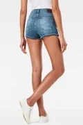Дамски къси панталони G-Star RAW 3301 Ultra High Waist TU 6024125 16113-34, Skinny Fit, Lor Super Stretch, Памук, W27, Син_3