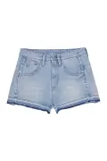 Дамски къси панталони G-Star RAW Arc 3D High Waist *7657461 16113-34, Wisk Denim, Памук, W28, Светлосин_0