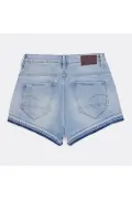 Дамски къси панталони G-Star RAW Arc 3D High Waist *7657461 16113-34, Wisk Denim, Памук, W28, Светлосин_2