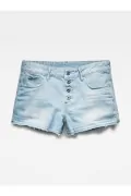 Дамски къси панталони G-Star RAW Arc Button Down Ripped 4718398 16113-34, Sato Denim, Памук, W26, Светлосин_5