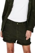 Дамски къси панталони G-Star RAW Rovic 9779581 16113-35, Boyfriend Fit, Lt Wt Diamond Denim OD, Памук, W25, Тъмнозелен_0