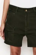 Дамски къси панталони G-Star RAW Rovic 9779581 16113-35, Boyfriend Fit, Lt Wt Diamond Denim OD, Памук, W25, Тъмнозелен_3