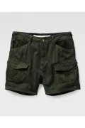 Дамски къси панталони G-Star RAW Rovic 9779581 16113-35, Boyfriend Fit, Lt Wt Diamond Denim OD, Памук, W25, Тъмнозелен_4