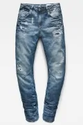 Дамски дънки G-Star RAW Arc 3D Low Waist Boyfriend, Ниска талия, Леко стеснен крачол, Син_3