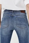 Дамски дънки G‑Star RAW 3301 High Straight Bionic Slander, Син_2