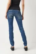 Дамски дънки G-Star RAW Midge Cody Slim Fit, Eslow Stretch Denim Medium Aged Destroy, Син_1