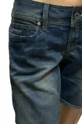 Дамски къси панталони G-Star RAW Loose Fit 9465055 16113-38, Ниска талия, Stretch, Памук, W32, Тъмносин_1