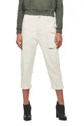 Дамски панталони G‑Star RAW Tendric 3D Mid Boyfriend 8689759 16113‑43, Средна талия, Свободен крачол, W31‑L32, Бял 1
