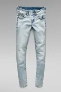 Дамски дънки G-Star RAW Lynn Zip Pocket Mid Waist Skinny 9507755 16113-18, Elto Superstretch, Памук, W30-L32, Светлосин_4