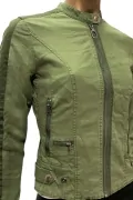 Дамско яке G-Star RAW Chopper Slim 7380400 16113-47, Cruise Stretch Sateen, Памук, S, Зелен_2