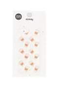 Калъф за телефон Sinsay *2013475 16121-17, iPhone 6/6S/7/8, Чаши кафе/Сърца, TPU, Многоцветен_0